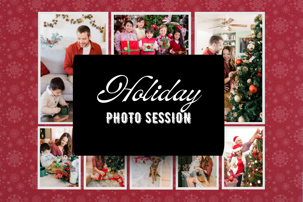 holiday photo session